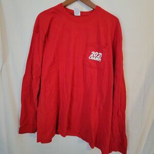 Men's Long Sleeve Shirt XXL 2XL 2021 Georgia Bulldogs Football Champs